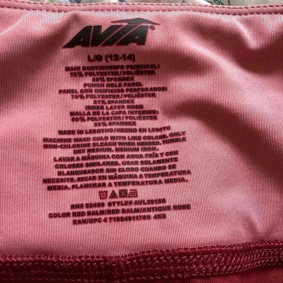 Avia Women's Active Performance Legging Sz L 12-14 - Picture 4 of 7